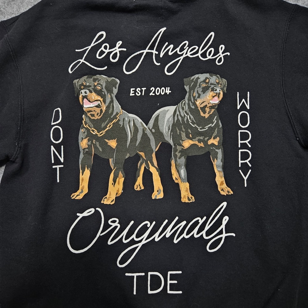 Official Kendrick Lamar 2016 Winter Collection TDE DON'T WORRY HOODIE Medium